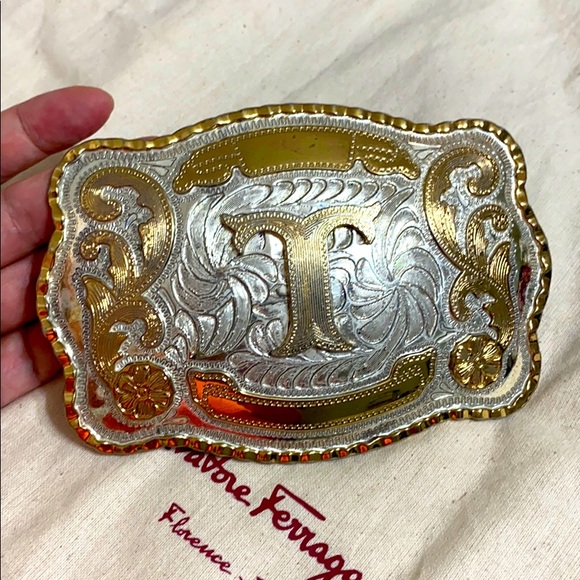 huge belt buckle